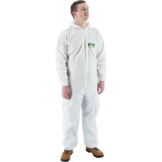 Micro-Porous Coverall w Hood & Elastic Wrist & Ankle